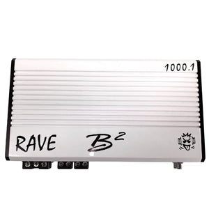 B2 Audio RAVE Series 1000 Watt RMS 1 Ohms Monoblock Class-D Car Audio Amplifier