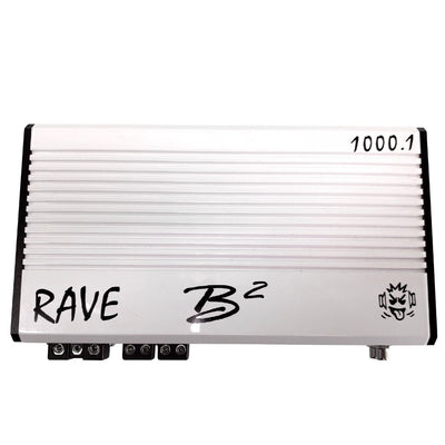 B2 Audio RAVE Series 1000 Watt RMS 1 Ohms Monoblock Class-D Car Audio Amplifier