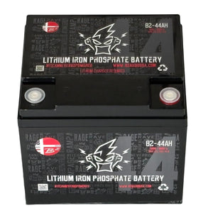 B2 Audio 44AH 12V Lithium Iron Phosphate Battery 5,000W Car Audio (LiFePO4)