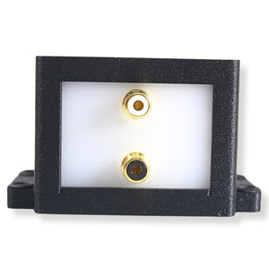 B2 Audio Cockbox 1-to-2 Pair RCA Splitter Distribution Block w/ RGB LED Lights