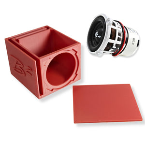 Single Ported Subwoofer Box Enclosure w/ 1x B2 Audio Rampage RC2 2" Subwoofer