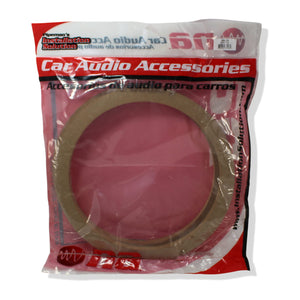 12" MDF Wood Speaker Spacer Rings Universal Car Audio Installation Pair