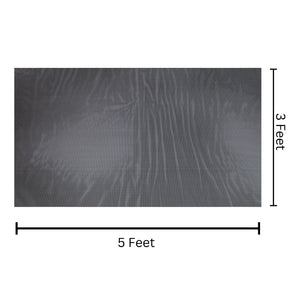 3' x 5' Black Metal Finish Mesh Grill Sheet Staggered Row with 5/32" Holes