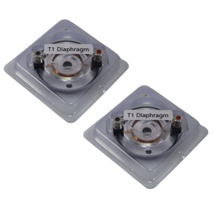 Pair of Titanium Tweeter Diaphragm Replacements for B2 RAGE T1 Neo 1"VC Tweeters