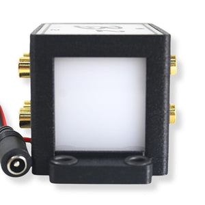 B2 Audio Cockbox 1-to-2 Pair RCA Splitter Distribution Block w/ RGB LED Lights