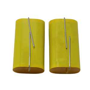 Pair of 4.7 Microfarad Bass Blocker 200V Metalized Film Capacitors