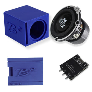 B2 Audio RIOT-2.5 Mini Woofer 3D-Printed Box, Amp & Enclosure DIY Project