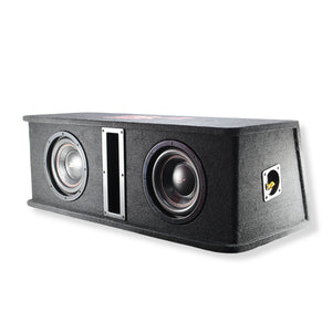 B2 Audio Dual 8" 800W Peak Dual 2 Ohm Vented Loaded Subwoofer Enclosure DVPE28