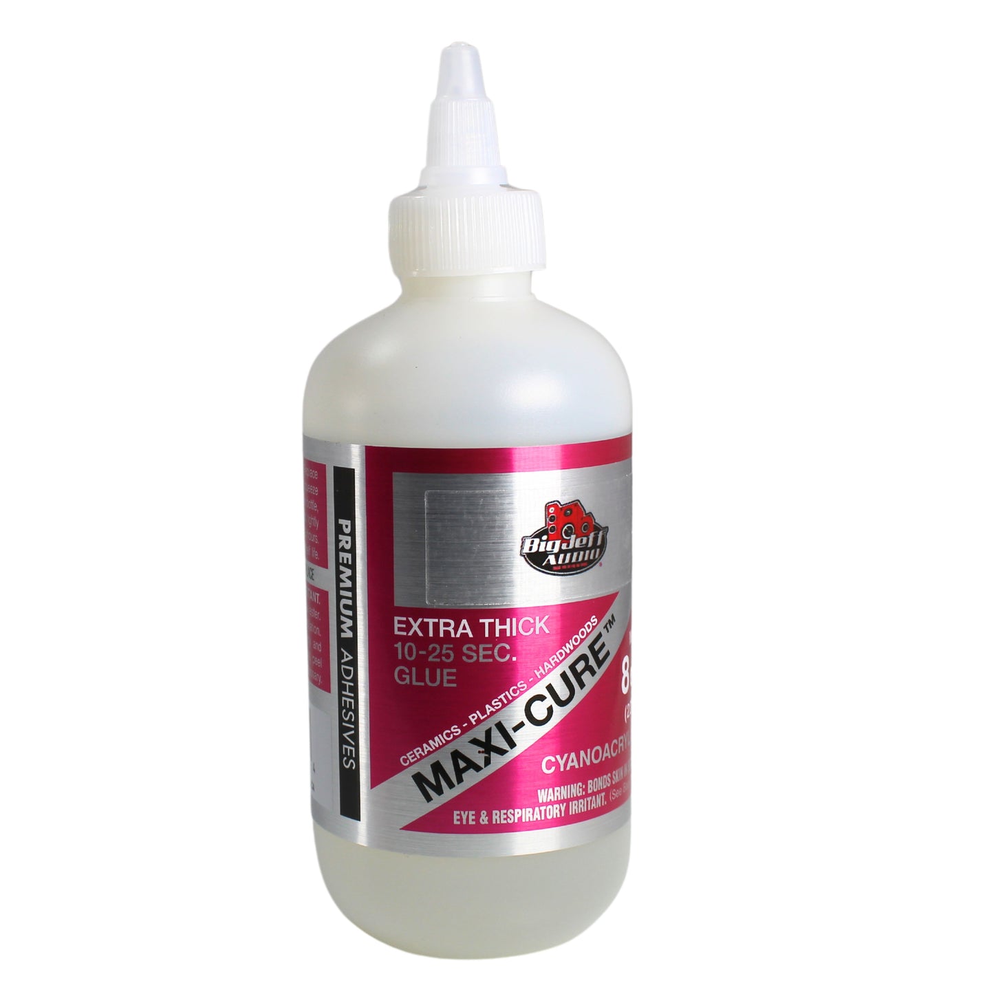 1/2 - 8 oz Maxi-Cure Extra-Thick CA Glue - High-Strength Adhesive