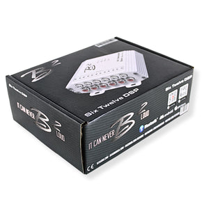 B2 Audio SixTwelve White 12Ch Bluetooth DSP 4V 96kHz with Floating Mount Bracket