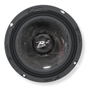 B2 Audio 6.5"  Carbon Fiber Marine, Motorcycle, Powersports, 3.3-Ohm Shallow Mount Speakers, Sold in pairs RAGE6CFM
