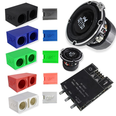 B2 Audio RIOT-2.5 Mini Woofer System 3D-Printed Box, Amp & Enclosure DIY Project