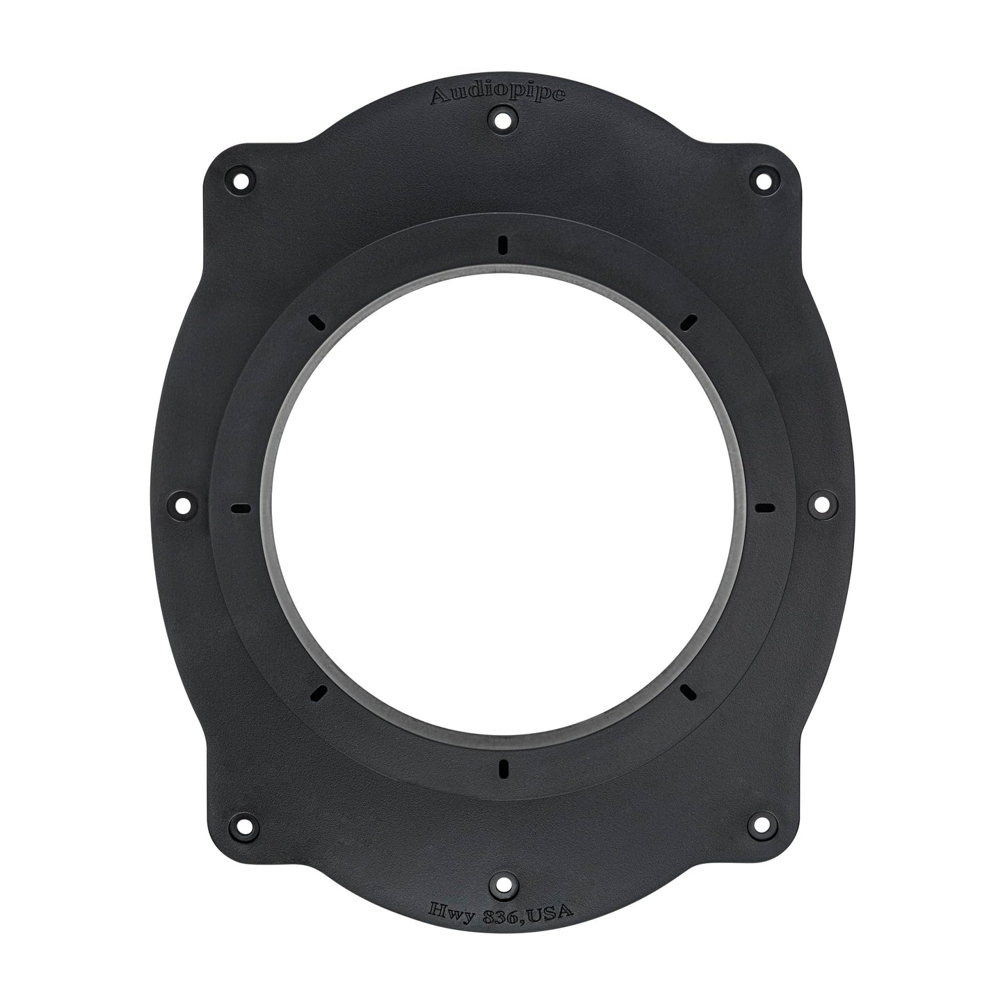 6x9" to 6" PVC Plastic Speaker Adapter Spacer Rings Black Pair Universal Fit