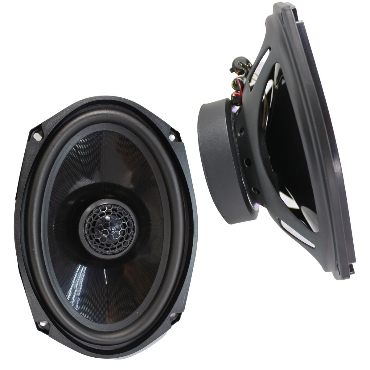 B2 Audio RAGE Series Pair of 6x9" 4-Ohm 100 Watt RMS Coaxial Mid To High End Speakers RAGE69X