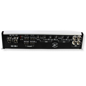 B2 Audio RAGE 4-Channel 1200 Watt 2-Ohm Class D Full Range Amplifier