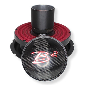 B2 Audio Rampage 6" Re-cone Kit Drop  1-Ohm 3" Coil Carbon Fiber