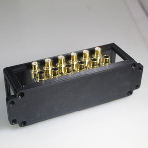 B2 Audio 1-to-6 Pair Cockbox RCA Splitter Distribution Block OPEN BOX