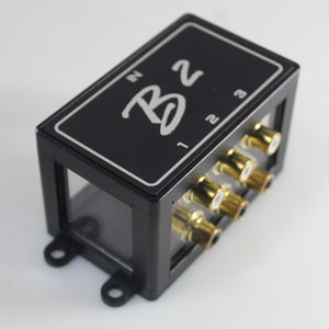 B2 Audio 1-to-3 Pair Cockbox RCA Splitter Distribution Block OPEN BOX