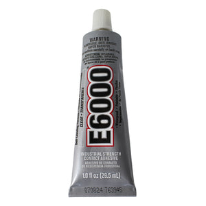 E6000 Industrial Strength Clear Self Leveling Waterproof Adhesive - 1fl oz