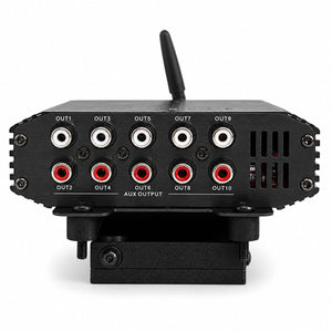 B2 Audio SixTen Black 10Ch Bluetooth DSP 4V 96kHz with Floating Mount Bracket