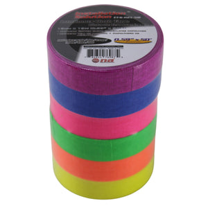 High Heat Harness Copolymer Tape Multi-Color 0.59" x 50 Ft Luminous Cotton Cloth