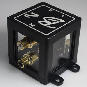 B2 Audio 1-to-2 Pair Cockbox RCA Splitter Distribution Block OPEN BOX
