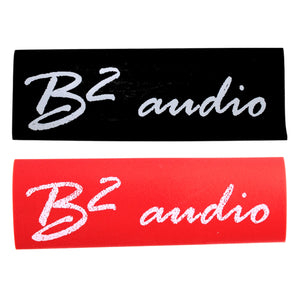 B2 Audio Heat Shrink 20 Pack of 4 Gauge Red & Black with B2 Audio Logo