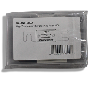 B2 Audio 500A ANL High Temperature Ceramic Fuse Pair B2-ANL-500A