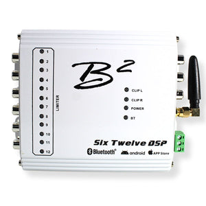 B2 Audio SixTwelve White 12Ch Bluetooth DSP 4V 96kHz with Floating Mount Bracket