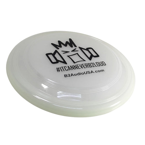 B2 Audio Glow In The Dark Flying Disc Frisbee