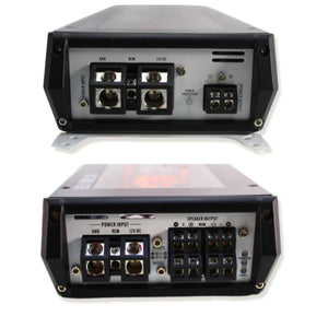 B2 Audio Full Car Audio Package DVPE212 Loaded Enclosure w/ RGB Amplifiers w/ 6.5" Speakers
