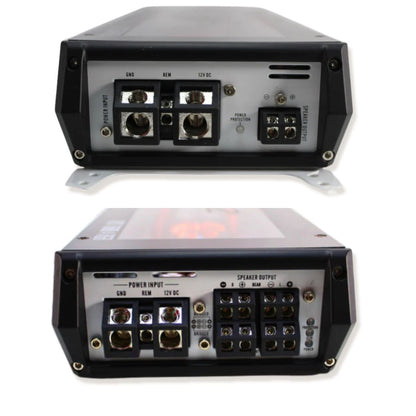 B2 Audio Full Car Audio Package DVPE212 Loaded Enclosure w/ RGB Amplifiers w/ 8" Speakers