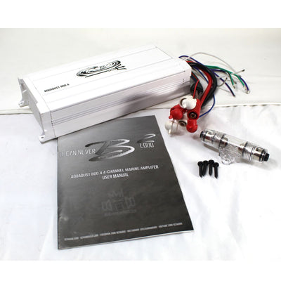 B2 Audio VATN Aquadust 800W 4CH 2-Ohm Waterproof Power Sport Amplifier OPEN BOX