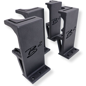 B2 Audio Dual Carbon Fiber ASA 3D-Printed Floating Amplifier Mount Racks