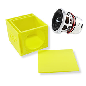 Single Ported Subwoofer Box Enclosure w/ 1x B2 Audio Rampage RC2 2" Subwoofer