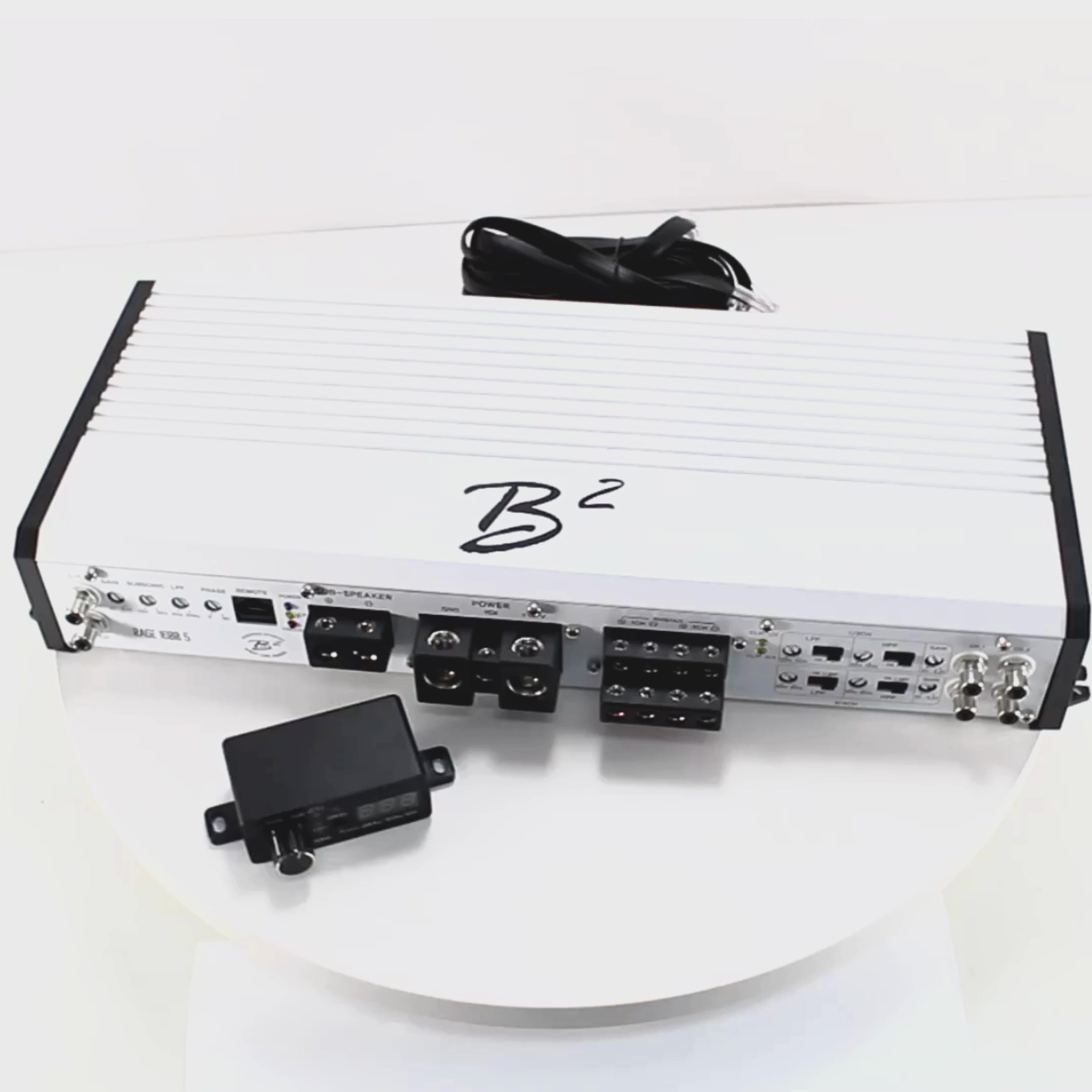 B2 Audio USA RAGE 1600W 5-Channel Class D 4-Ohm Bridgeable Amplifier