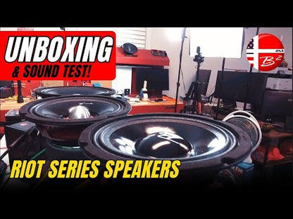 B2 Audio RIOT Series 6.5" 4-Ohm 100W RMS Mid-Range Speakers UV/Water Resistant Cone, Sold in Pairs RIOT6PWR