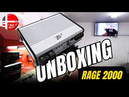 2000 Watts RMS 1 Ohm Class D Monoblock Amplifier with Bass Knob RAGE-2000